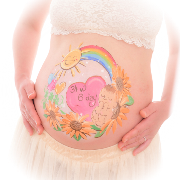 ベリーペイント,おなか